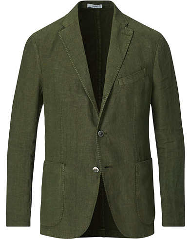  |  K Jacket Linen Blazer Dark Green
