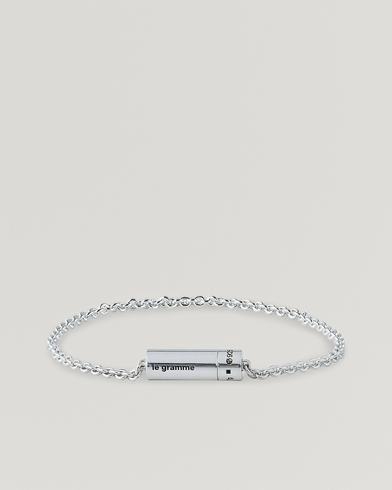 Men | Accessories | LE GRAMME | Chain Cable Bracelet Sterling Silver 7g