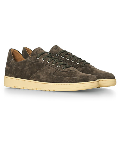 New Nordics |  Center Suede Sneaker Old Green