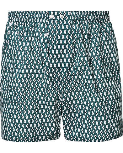  |  Classic Fit Printed Cotton Boxer Shorts Green