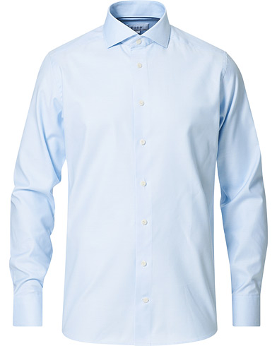  |  Cotton Lyocell Stretch Wide Spread Shirt Light Blue