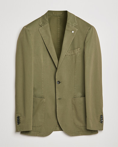 Men | Italian Department | L.B.M. 1911 | Jack Regular Fit Cotton Stretch Blazer Olive