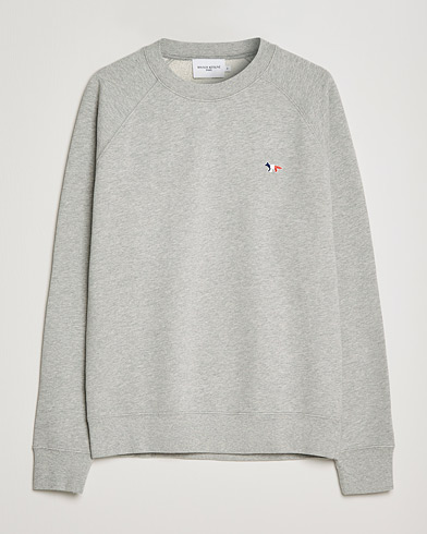 Men | Sweatshirts | Maison Kitsuné | Tricolor Fox Sweatshirt Grey Melange