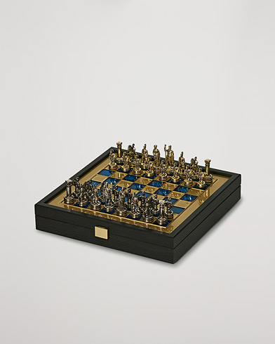 Men | Christmas Gifts | Manopoulos | Greek Roman Period Chess Set Blue