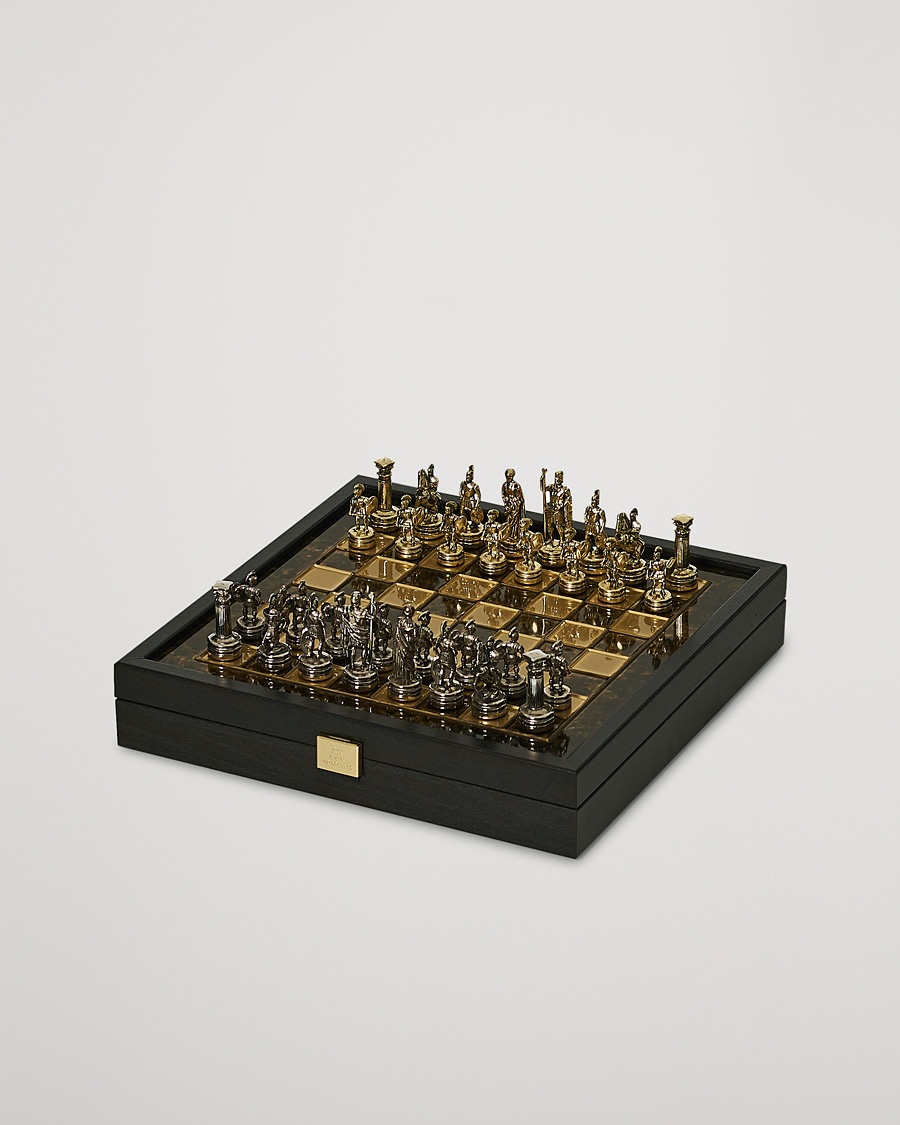 Manopoulos Greek Roman Period Chess Set Brown – Brown