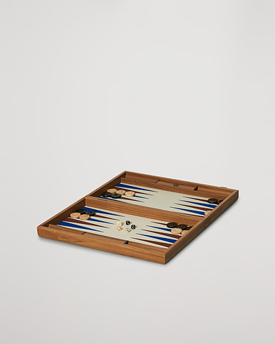 Lifestyle |  Wooden Leatherette Backgammon Set Beige