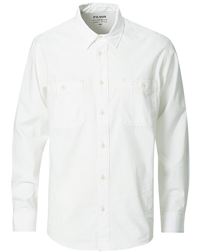  |  Chambray CPO Shirt White