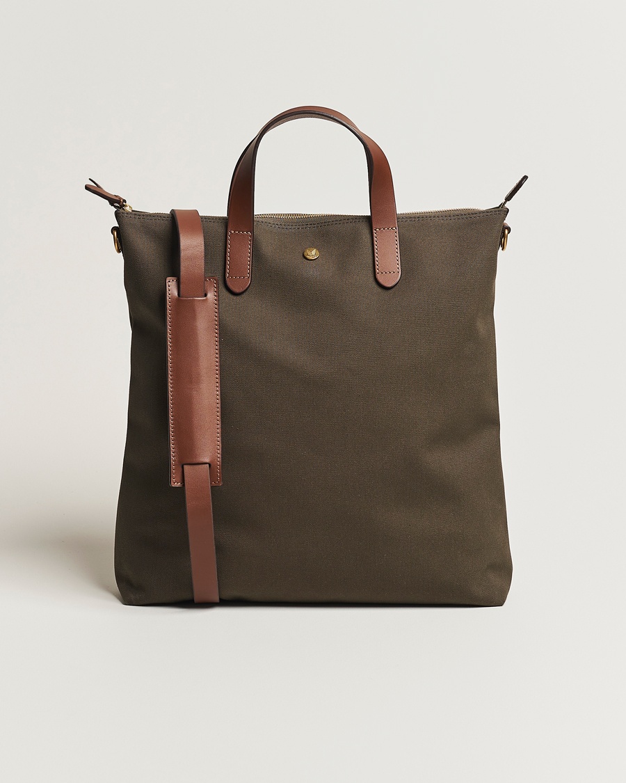 Mismo M/S Canvas Shopper Army/Cuoio – Green