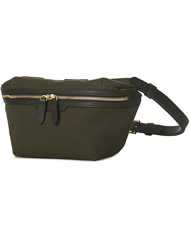 Shoulder Bags |  M/S Canvas Belt Bag Army/Dark Brown