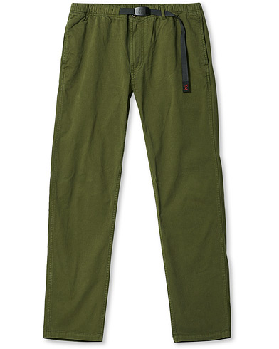 Men | Drawstring Trousers | Gramicci | Stretch Twill NN Cropped Pants Olive