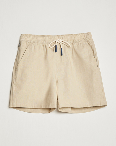 Men | OAS | OAS | Linen Shorts Beige