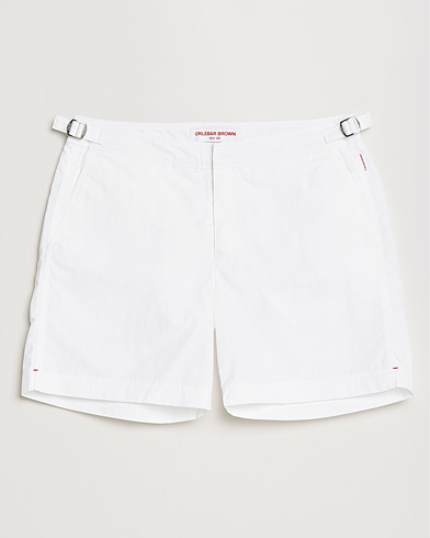 Men | Exclusive swim shorts | Orlebar Brown | Bulldog II Medium Length Swim Shorts White