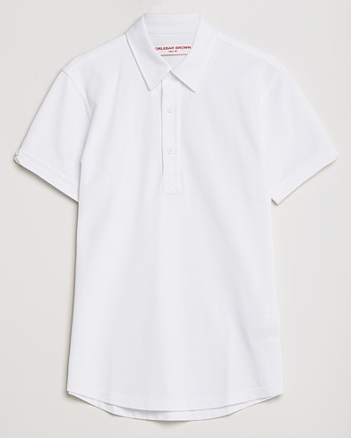 Men | Clothing | Orlebar Brown | Sebastian Tailored Cotton Polo White