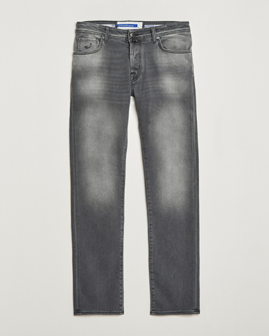 Men | Grey jeans | Jacob Cohën | Nick 622 Slim Fit Stretch Jeans Black Medium Wash