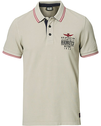 Short Sleeve Polo Shirts |  PO1593 Logo Polo Abbey Stone