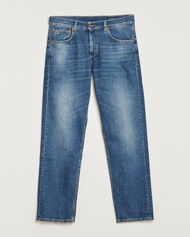 Men | Straight leg | Oscar Jacobson | Johan Straight Fit Cotton Stretch Jeans Vintage Wash