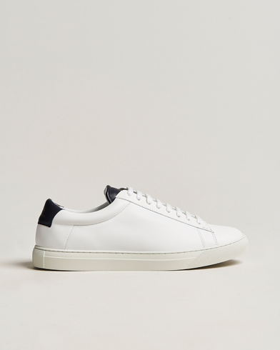 Men | Shoes | Zespà | ZSP4 Nappa Leather Sneakers White/Navy