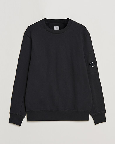Men | Search result | C.P. Company | Diagonal Raised Fleece Lens Sweatshirt Black
