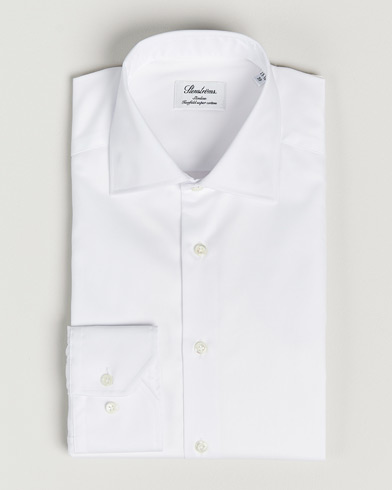 Men | Shirts | Stenströms | Slimline Cut Away Shirt White