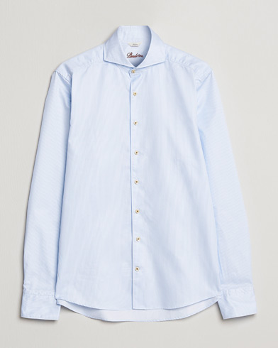 Casual Shirts |  Slimline Pinstriped Casual Shirt Light Blue