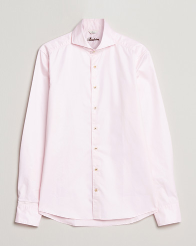 Casual Shirts |  Slimline Washed Cotton Shirt Pink