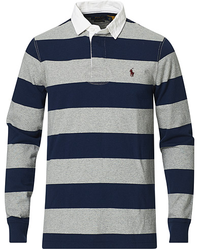 Sweaters & Knitwear |  Striped Rugger Light Grey/Navy