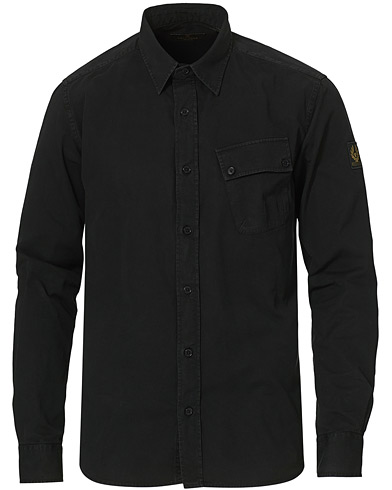 Casual Shirts |  Pitch Cotton Pocket Shirt Black