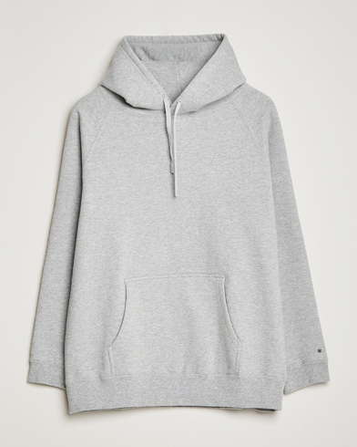 Men | Hooded Sweatshirts | Snow Peak | Recycled Cotton Hoodie Medium Grey