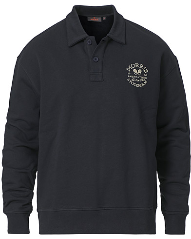 Men |  | Morris | Wightman Polo Sweatshirt Navy