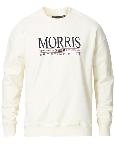 Morris Buxton Logo Sweatshirt Off White