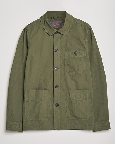 Men | Morris | Morris | Morley Ripstop Shirt Jacket Olive
