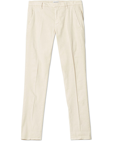 Linen Trousers |  Gaubert Linen Stretch Chinos Beige