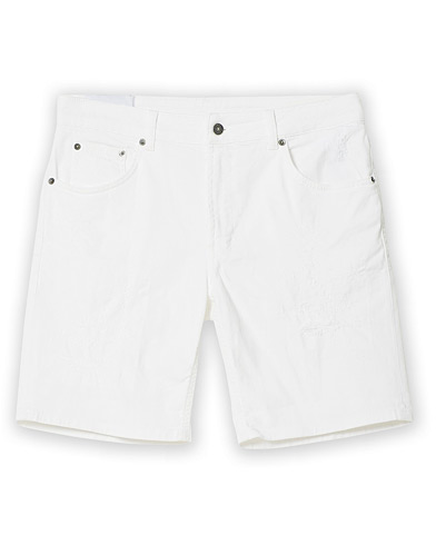 Men | Shorts | Dondup | Derek Denim Shorts Detroyed White