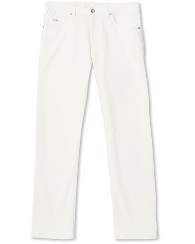 Casual Trousers |  Cotton 5-pocket White