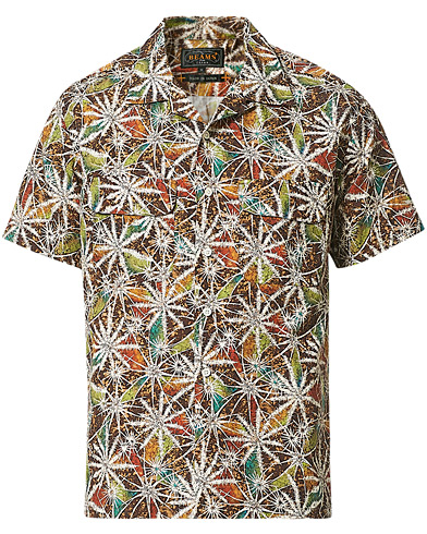 Men |  | BEAMS PLUS | Kyoto Print Camp Collar Shirt Multi