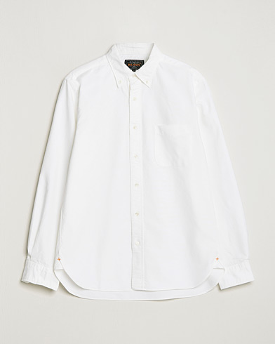 Men | Oxford Shirts | BEAMS PLUS | Oxford Button Down Shirt White