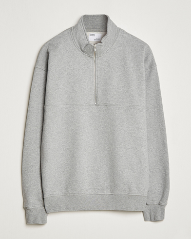 Men | For the Nature Lover | Colorful Standard | Classic Organic Half-Zip Heather Grey