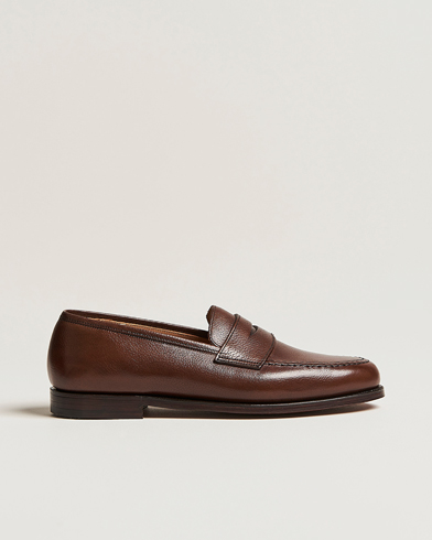 Men | Handmade Shoes | Crockett & Jones x Tärnsjö Garveri | Boston Milled Grain Leather Sole Dk Brown Calf
