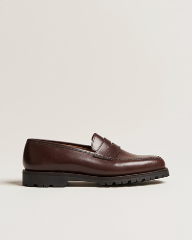 Men | Handmade Shoes | Crockett & Jones x Tärnsjö Garveri | Boston Vibram Cleated Sole Dk Brown Calf