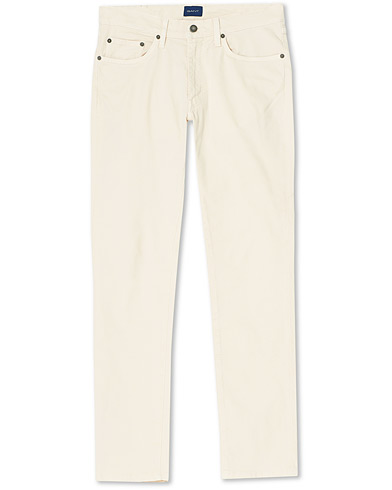 Casual Trousers |  Hayes Desert Jeans Chalk White