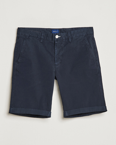 Men | Chino Shorts | GANT | Regular Sunbleached Shorts Marine