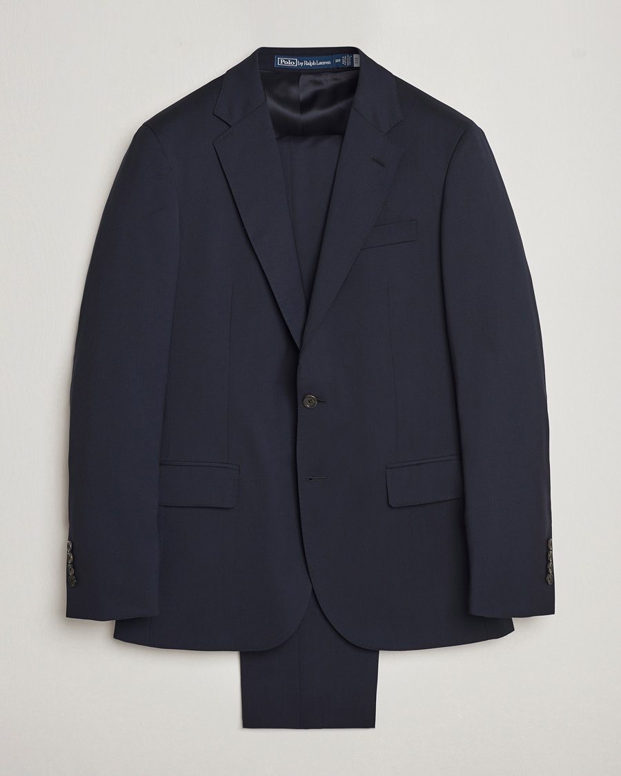 Ernesto Senza Interlno Wool Navy Coat Oscar Jacobson Ego