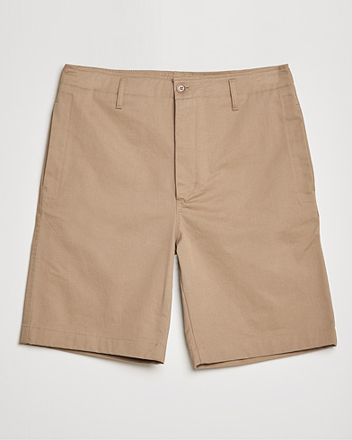 Men | Shorts | Filippa K | Flynn Cotton Shorts Dark Khaki