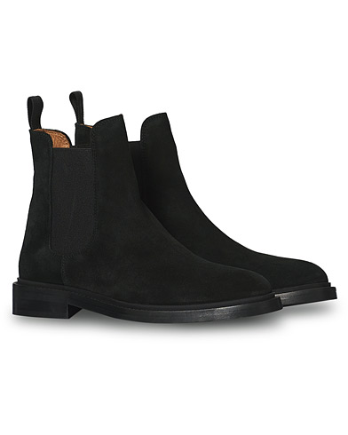 Boots |  Suede Chelsea Boot Black