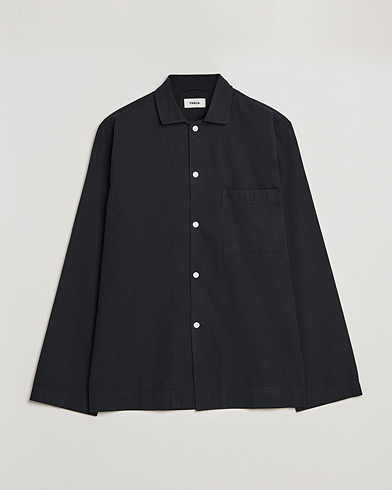 Men |  | Tekla | Poplin Pyjama Shirt All Black