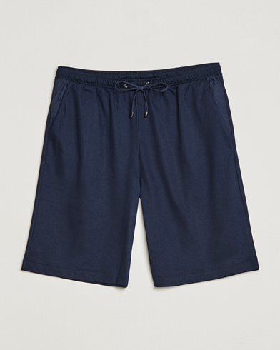 Men | Pyjama Bottoms | Zimmerli of Switzerland | Cotton/Modal Loungewear Shorts Midnight