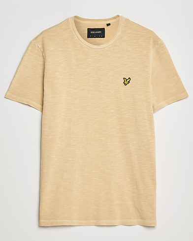 Men |  | Lyle & Scott | Cotton Slub T-shirt Gold Haze