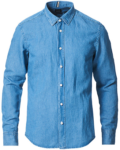 Casual Shirts |  Reid Linen Mix Shirt Light Blue