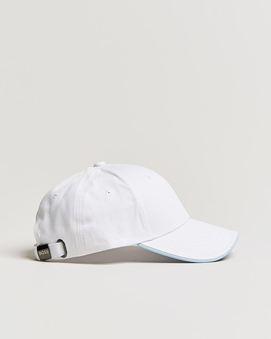 Men | Hats & Caps | BOSS Athleisure | Curved Logo Cap Natural