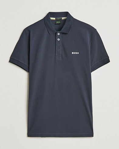 Men | Polo Shirts | BOSS Athleisure | Paule Slim Fit Polo Dark Blue